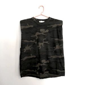 Anthropologie Camo Tank NWT